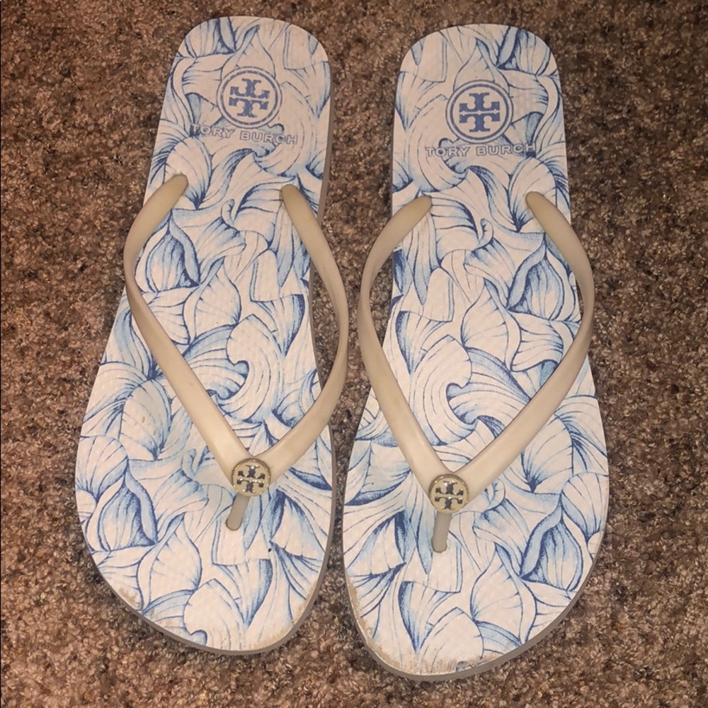 Tory burch flip flops